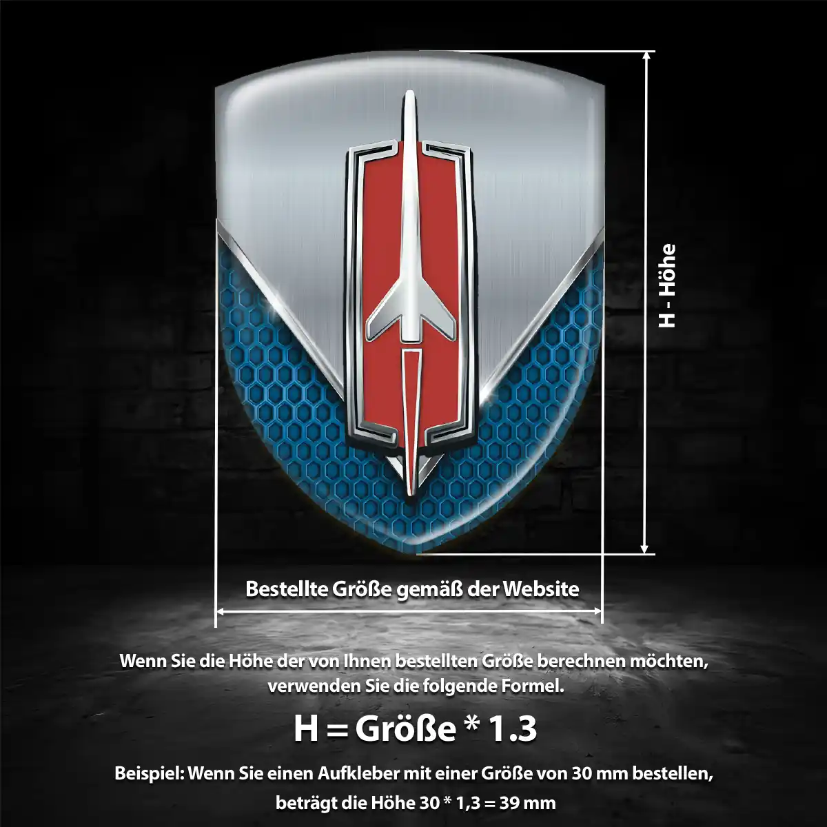 Oldsmobile Aufkleber 3D Gel Emblem Auto Stilvolles Design