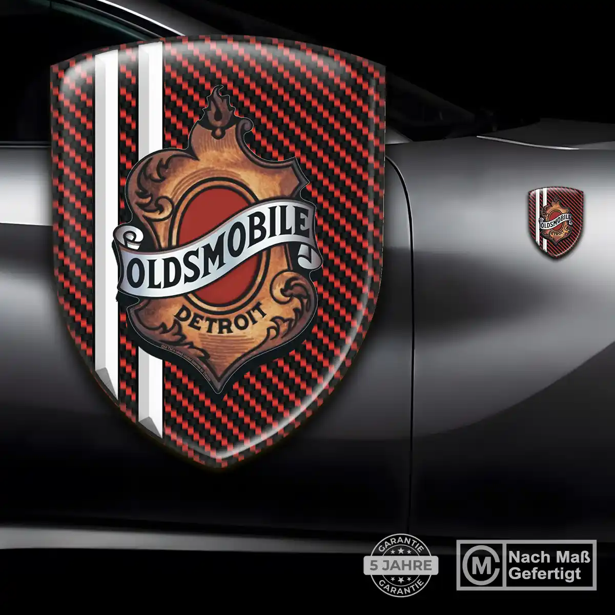 Oldsmobile Aufkleber 3D Gel Emblem Edles Design
