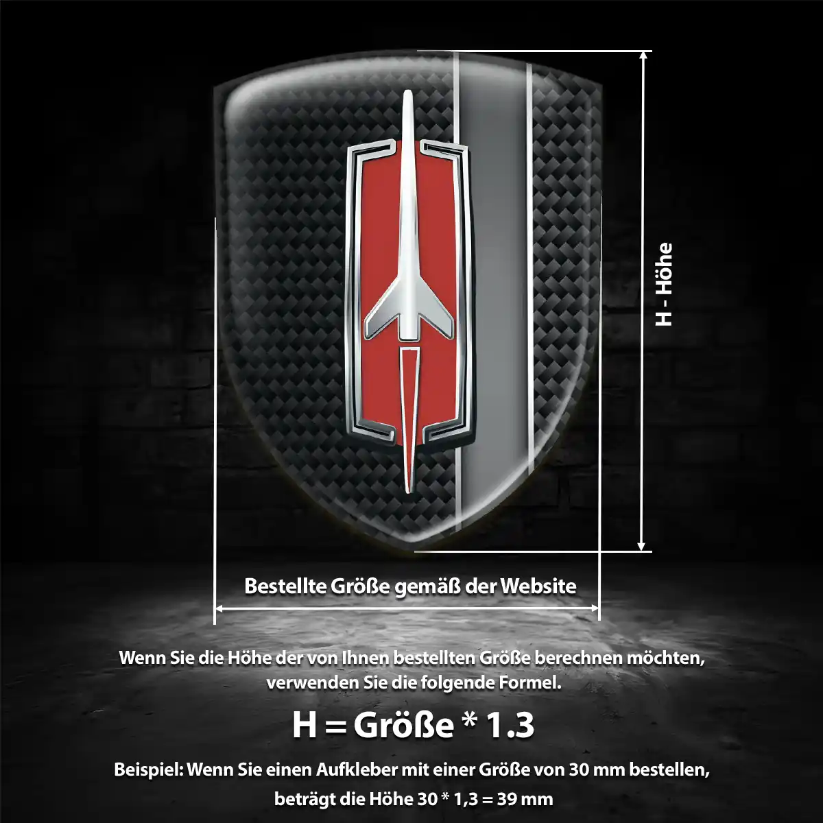 Oldsmobile Aufkleber 3D Gel Emblem Hohe Qualität