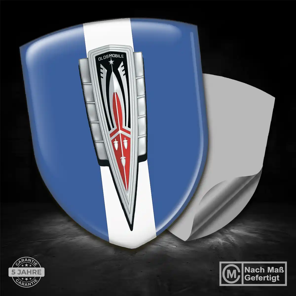 Oldsmobile Aufkleber 3D Gel Emblem Interieurdesign