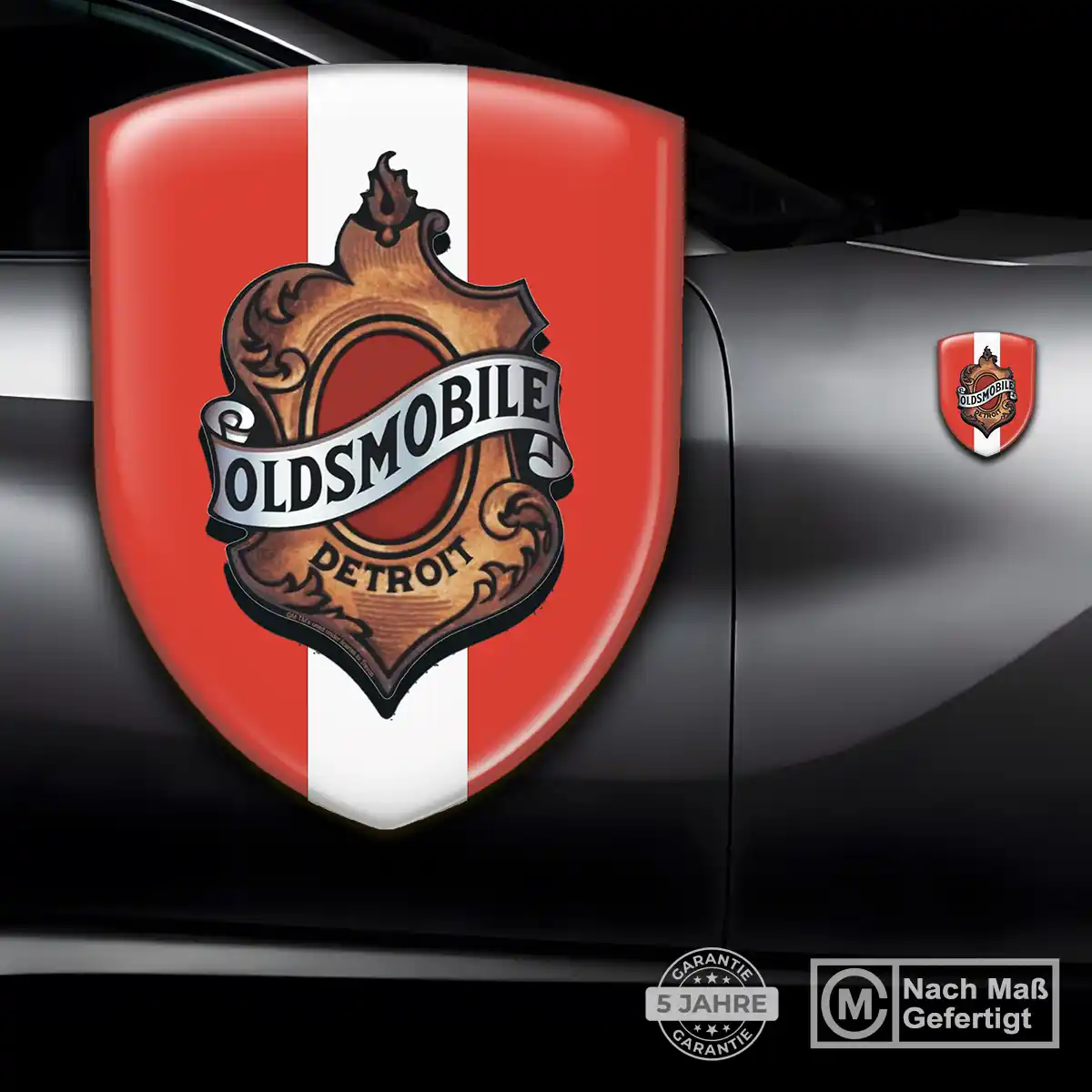 Oldsmobile Aufkleber 3D Gel Emblem Limitierte Auflage