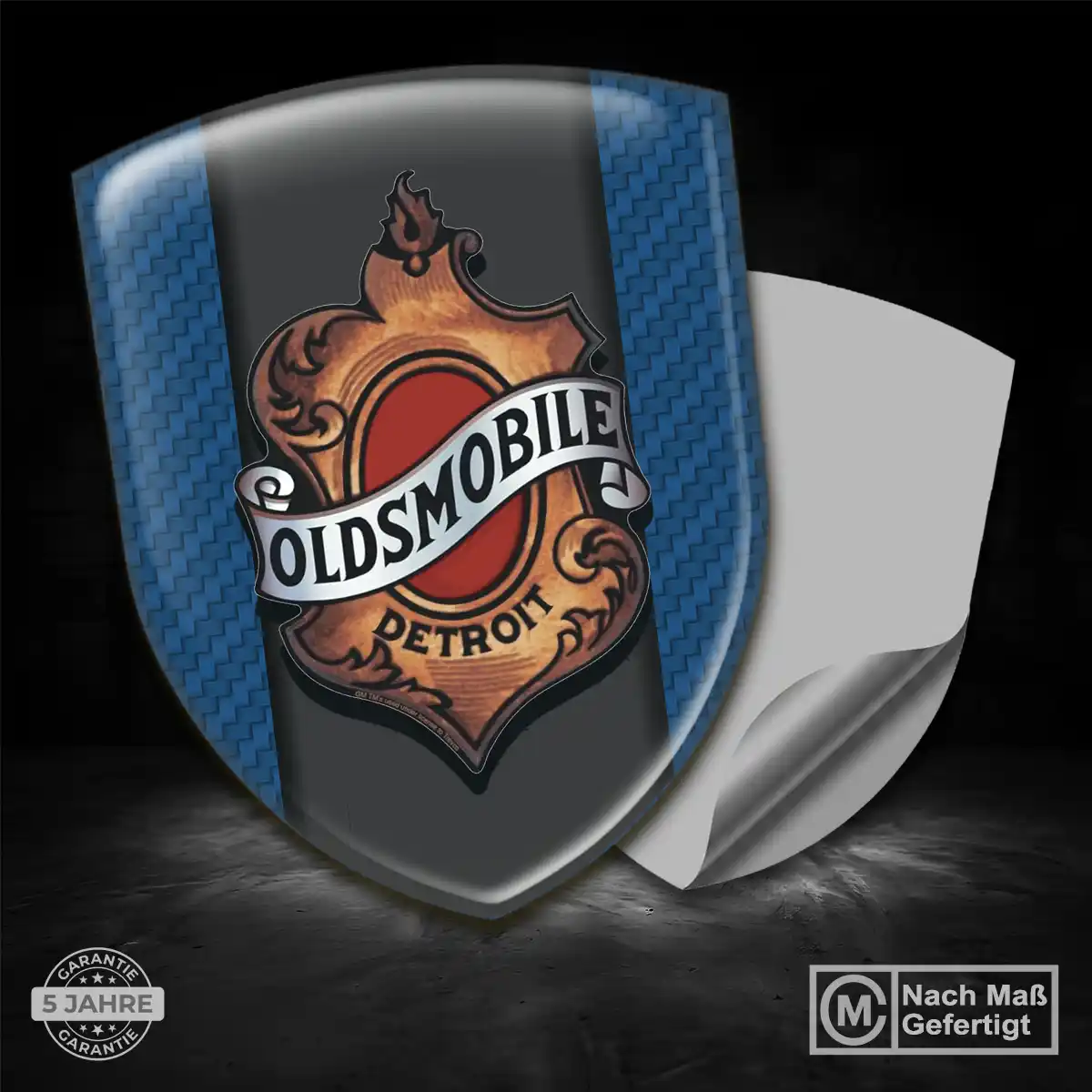 Oldsmobile Aufkleber 3D Gel Emblem Markenedition