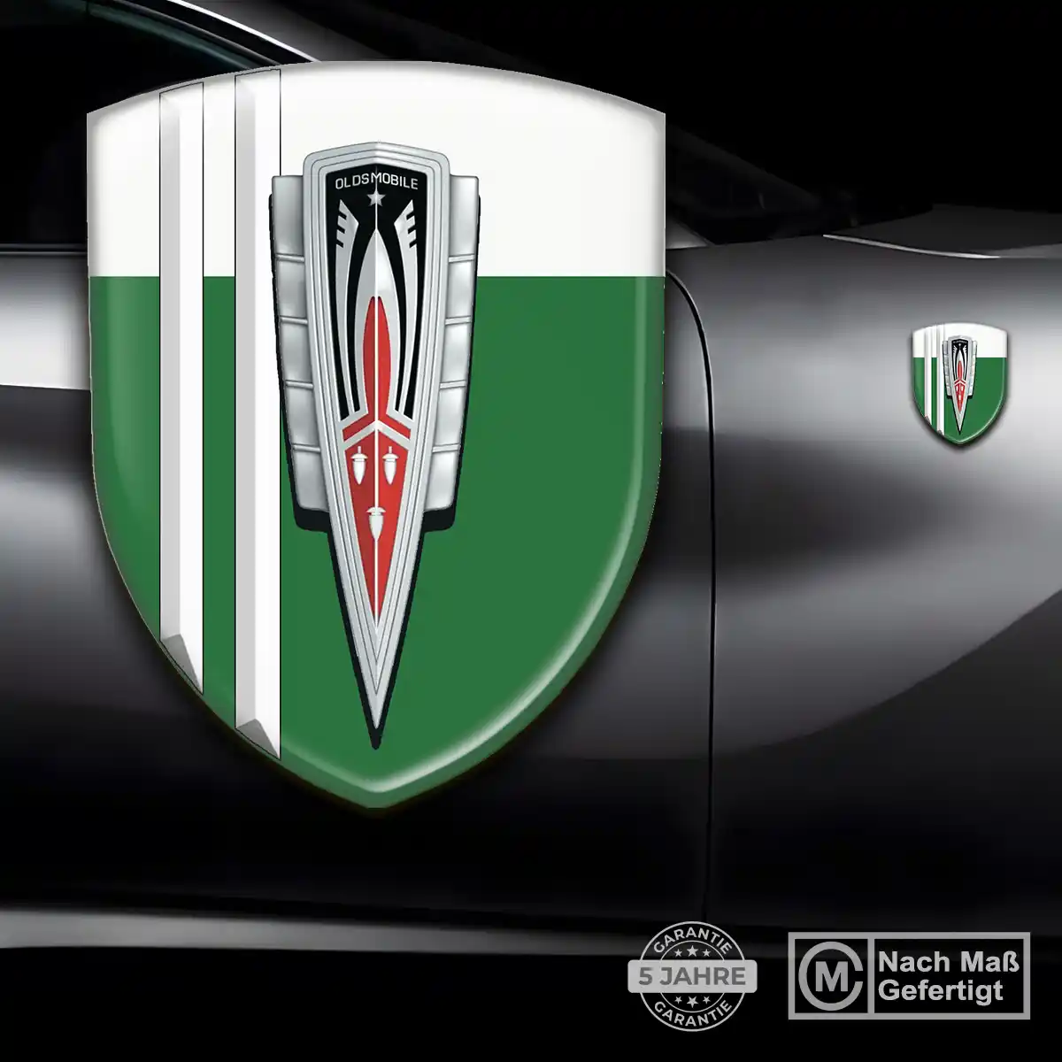 Oldsmobile Aufkleber 3D Gel Emblem Modernes Design