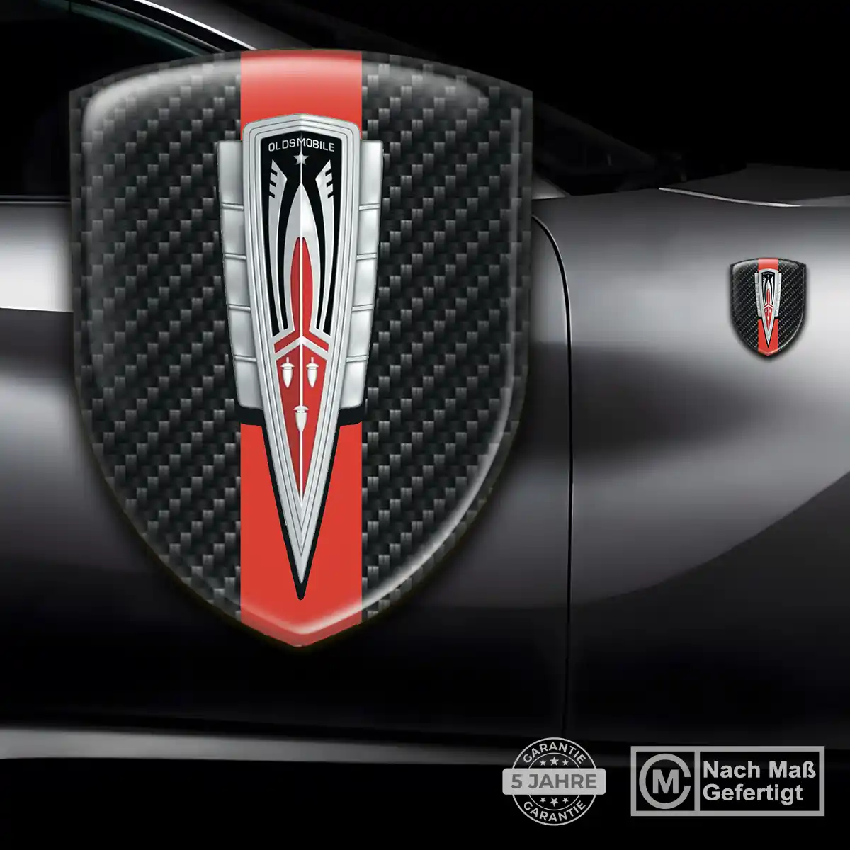 Oldsmobile Aufkleber 3D Gel Embleme Edles Design