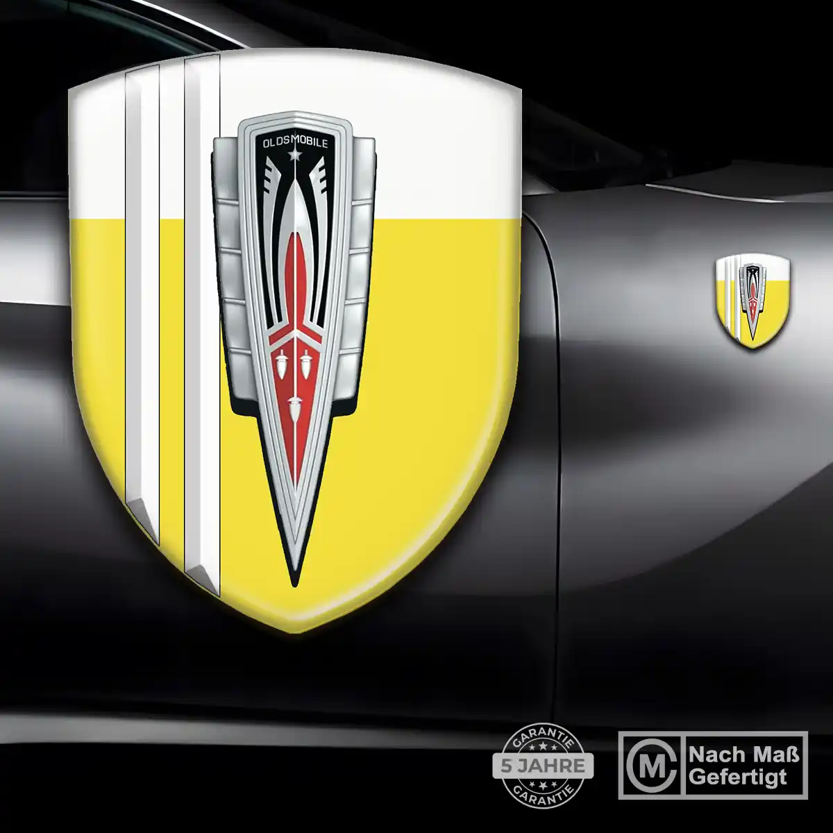 Oldsmobile Aufkleber 3D Gel Embleme Elegantes Design