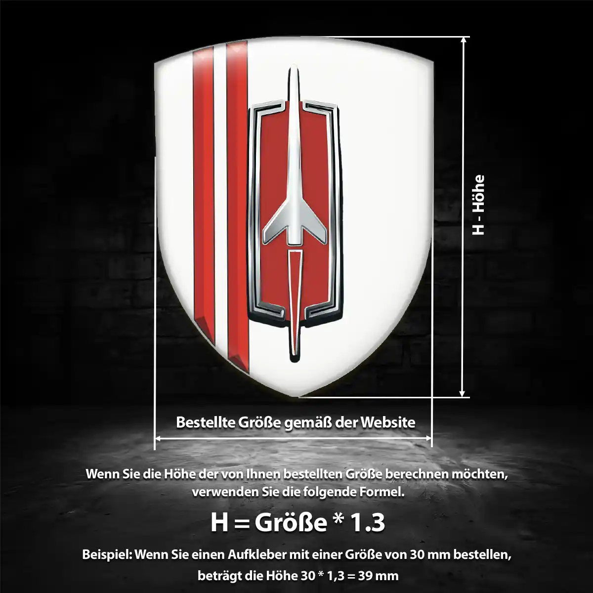 Oldsmobile Aufkleber 3D Gel Embleme Exterieurdesign