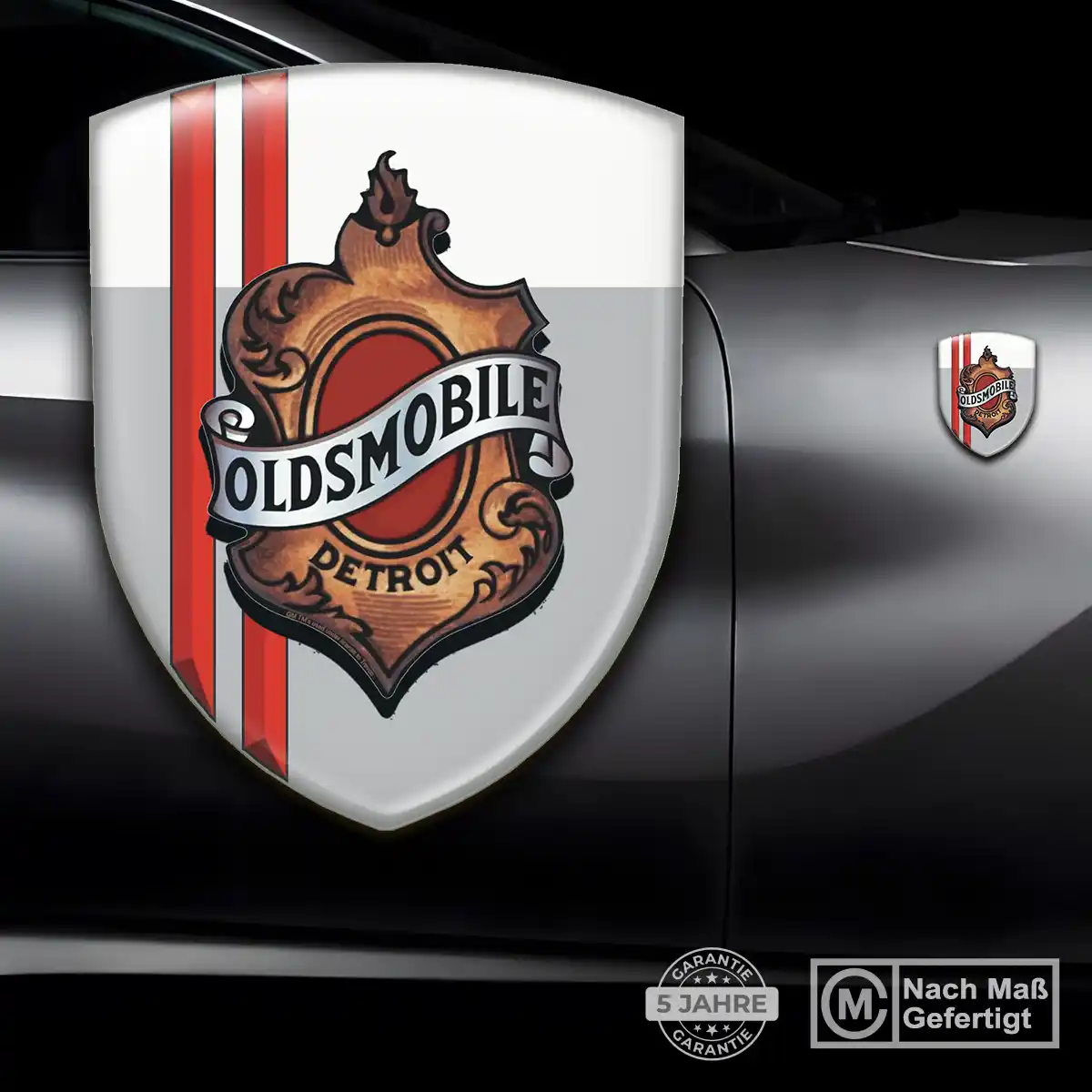 Oldsmobile Aufkleber 3D Gel Embleme Hochwertiges Harz