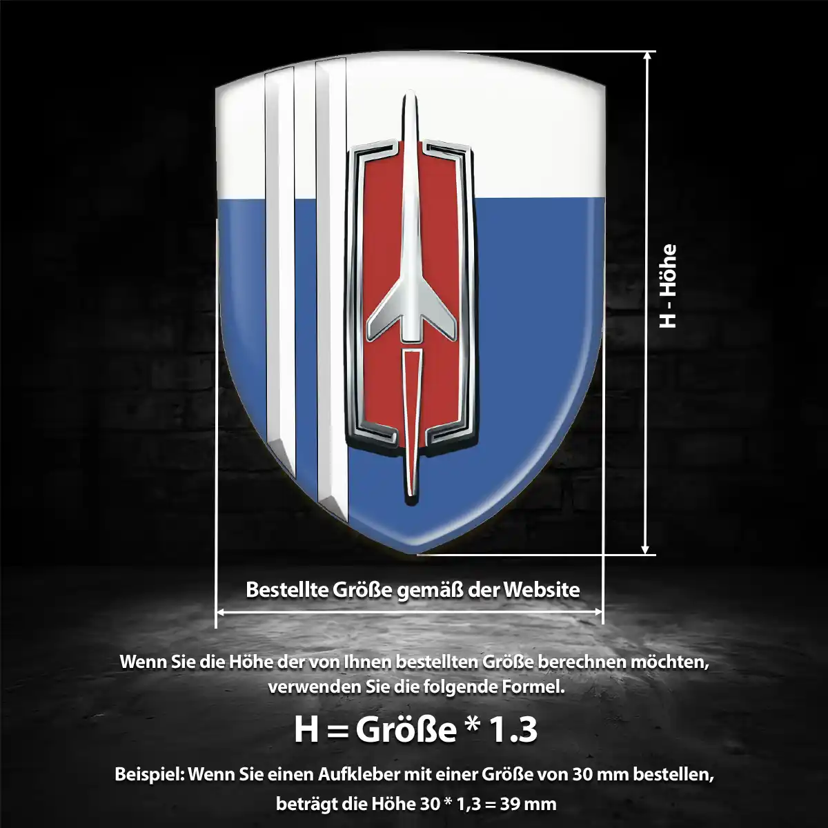Oldsmobile Aufkleber 3D Gel Embleme Hohe Qualität