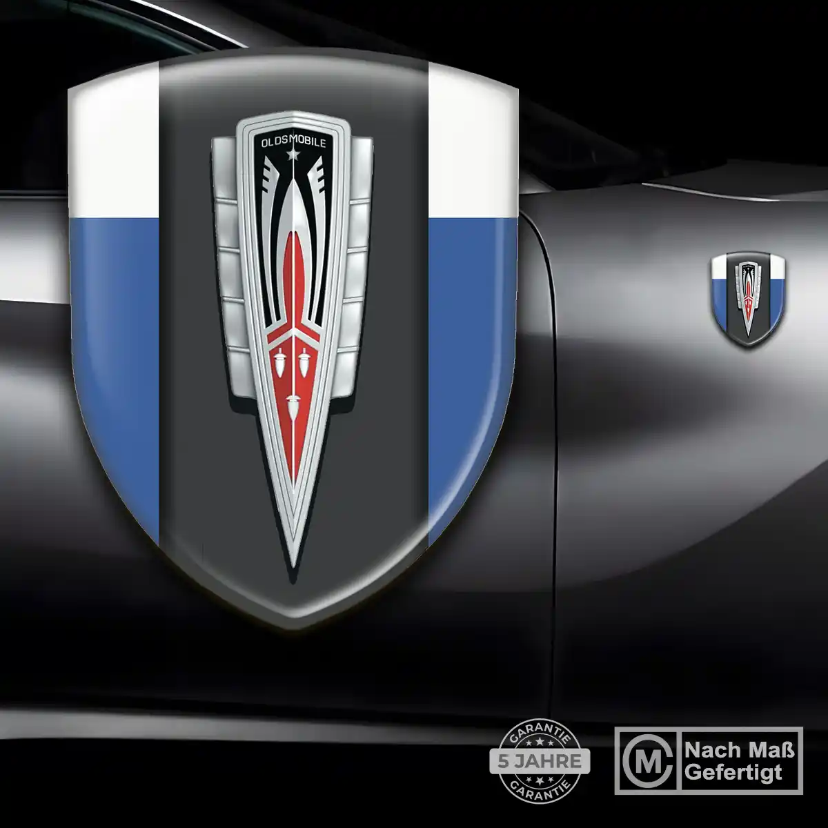 Oldsmobile Aufkleber 3D Gel Embleme Limitierte Auflage