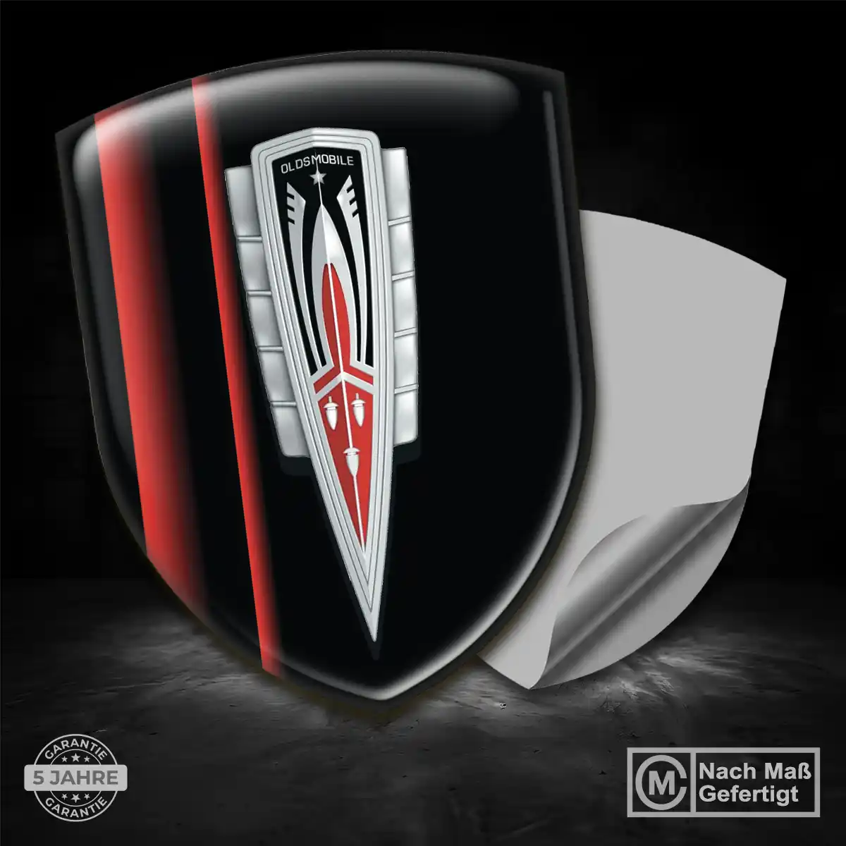 Oldsmobile Aufkleber 3D Gel Embleme Premium-Edition