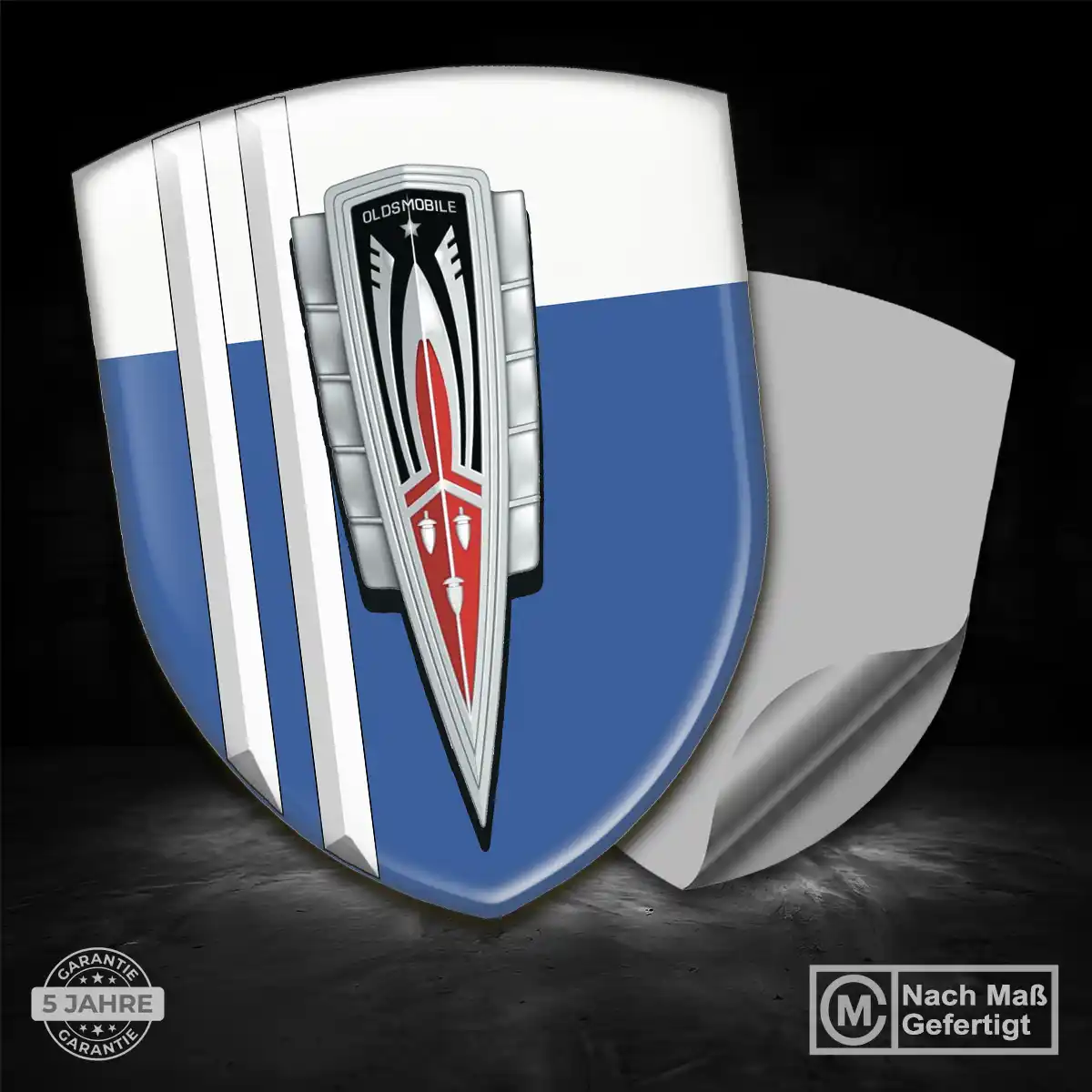 Oldsmobile Aufkleber 3D Gel Silikon Auto Edles Design