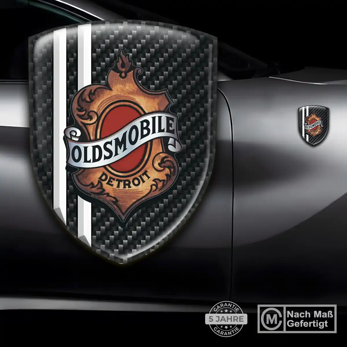 Oldsmobile Aufkleber 3D Gel Silikon Auto Elegantes Design