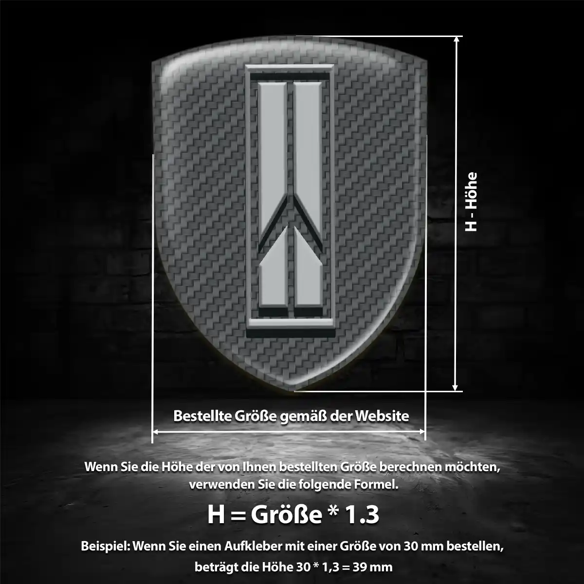Oldsmobile Aufkleber 3D Gel Silikon Auto Markenedition