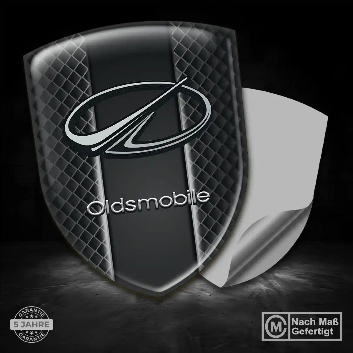 Oldsmobile Aufkleber 3D Gel Silikon Auto Premiumqualität