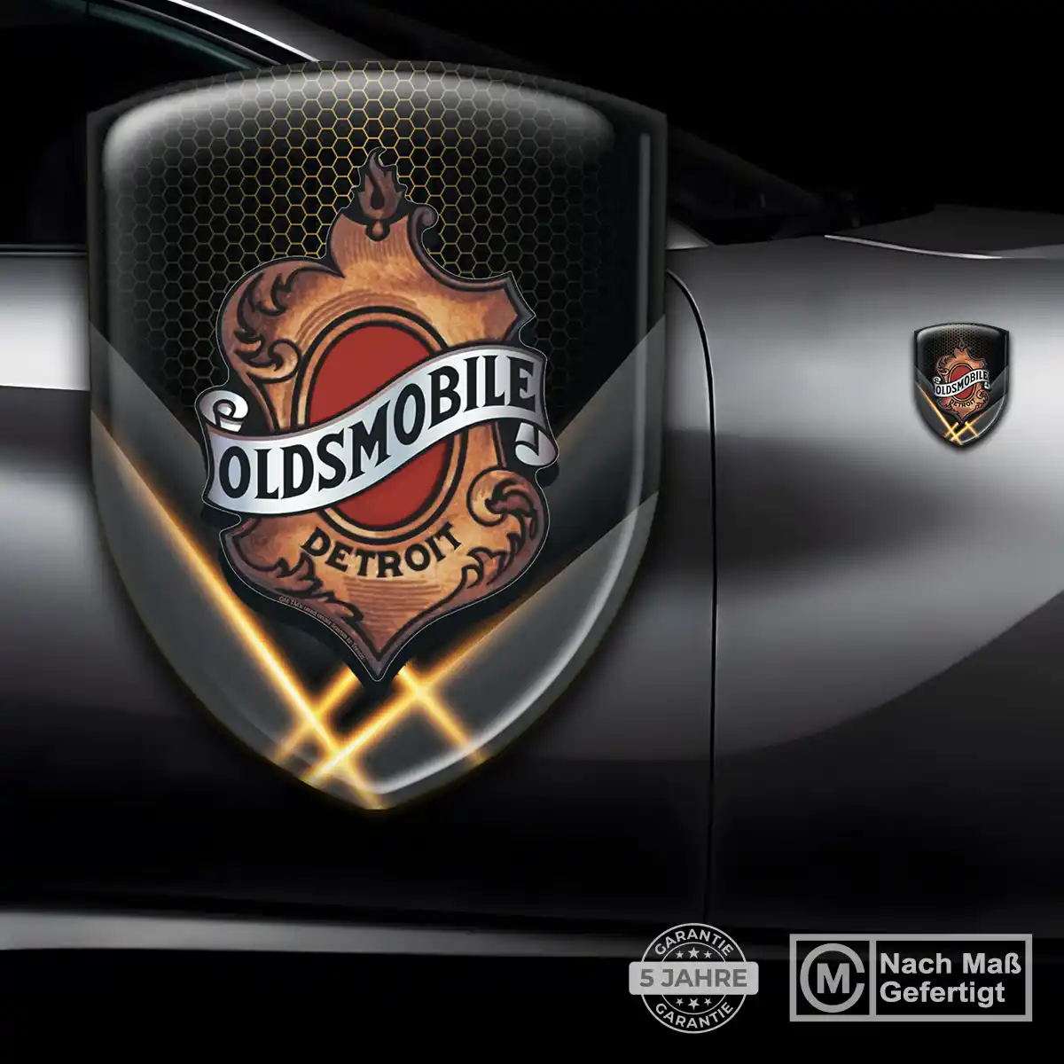 Oldsmobile Aufkleber 3D Gel Silikon Auto Stilvolles Design