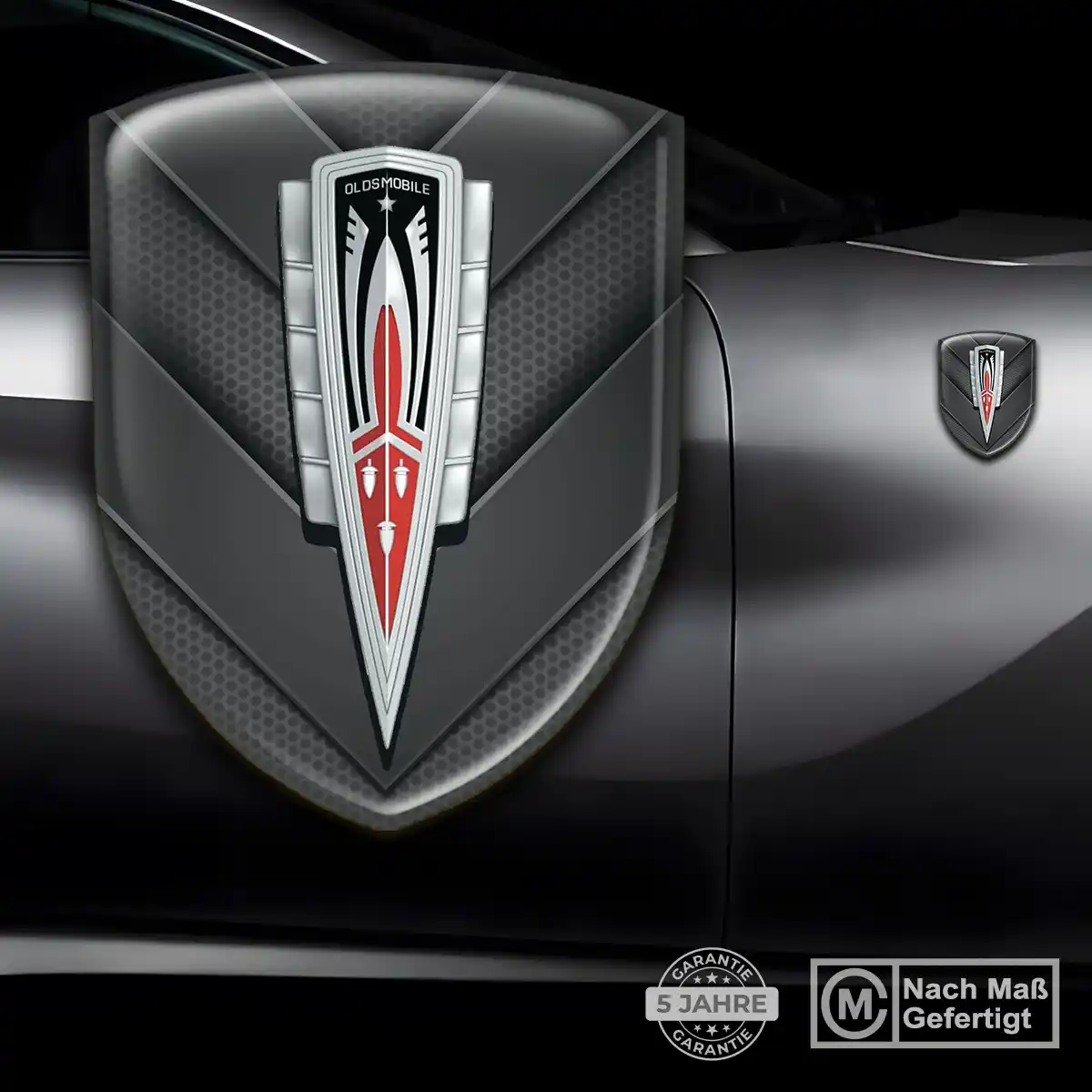 Oldsmobile Aufkleber 3D Gel Silikon Edles Design