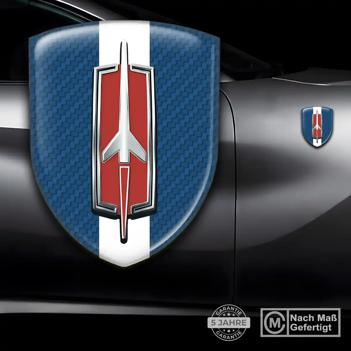 Oldsmobile Aufkleber 3D Gel Silikon Limitierte Auflage