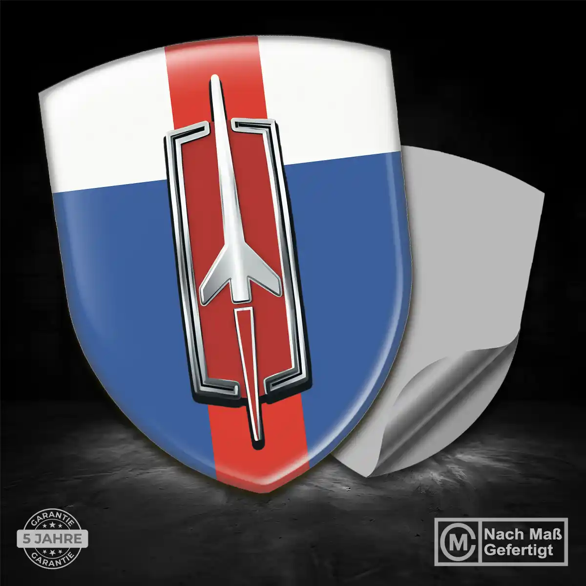 Oldsmobile Aufkleber 3D Gel Silikon Markenedition