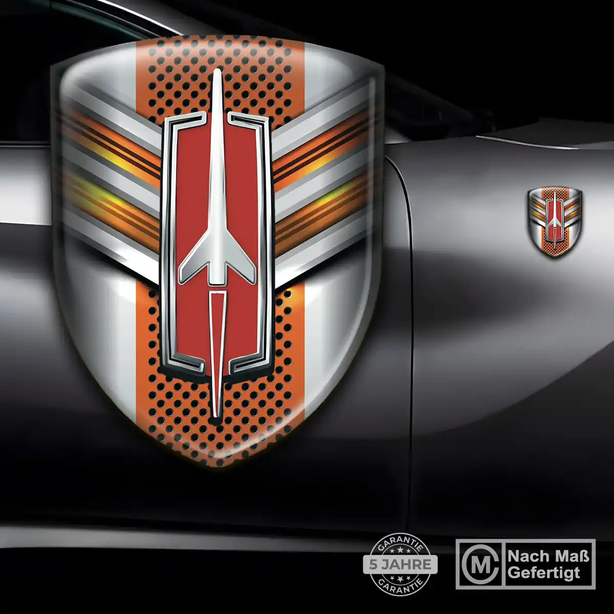 Oldsmobile Aufkleber 3D Gel Silikon Stilvolles Design