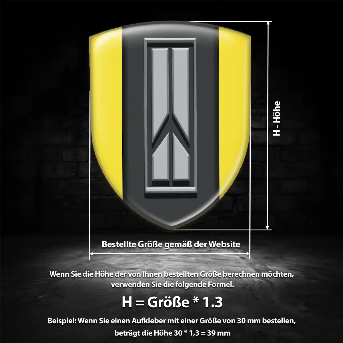 Oldsmobile Aufkleber 3D Gel Wappen Anspruchsvolles Design