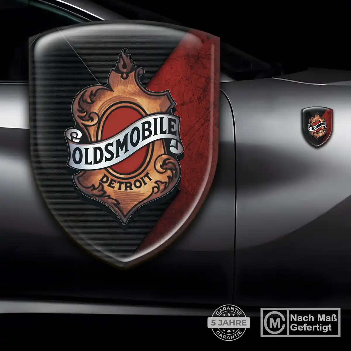 Oldsmobile Aufkleber 3D Gel Wappen Auto Hochwertiges Harz
