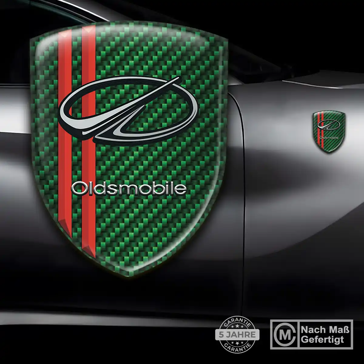 Oldsmobile Aufkleber 3D Gel Wappen Auto Hohe Qualität
