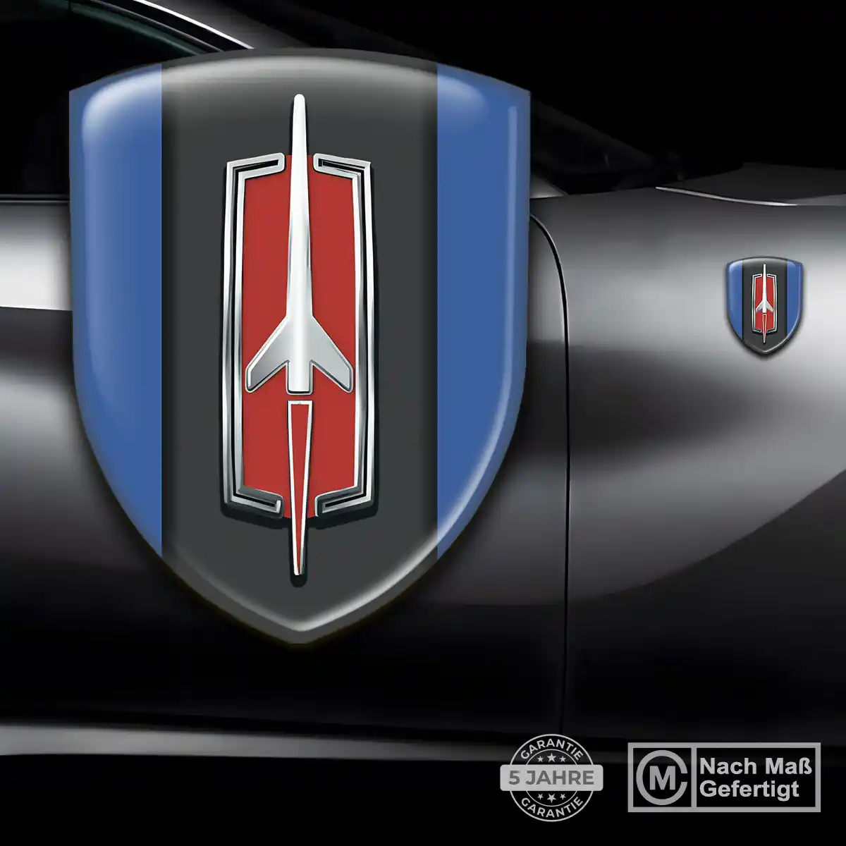 Oldsmobile Aufkleber 3D Gel Wappen Auto Limitierte Auflage