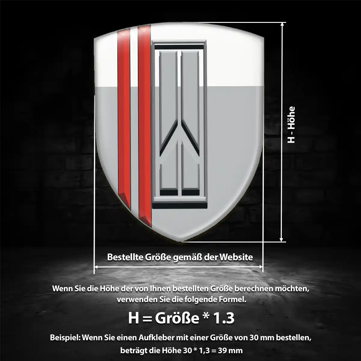 Oldsmobile Aufkleber 3D Gel Wappen Auto Markenedition