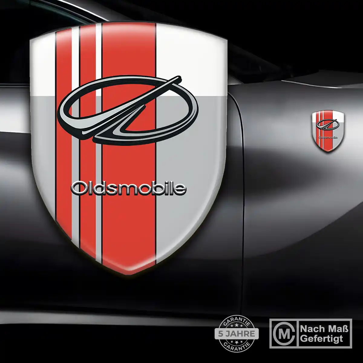 Oldsmobile Aufkleber 3D Gel Wappen Auto Premium-Edition