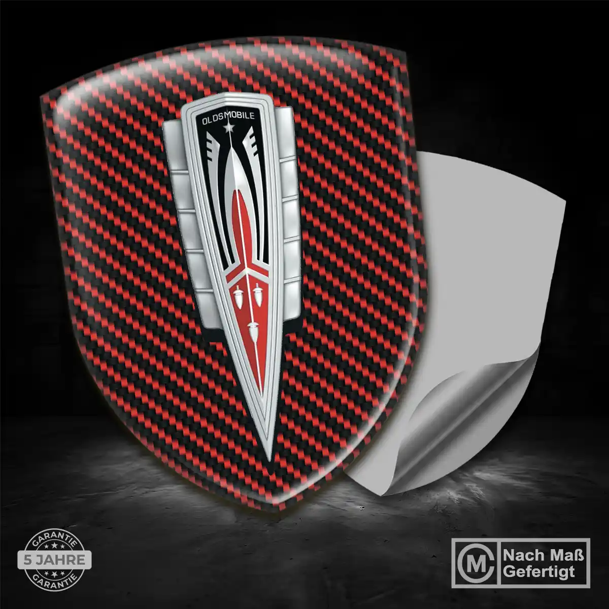 Oldsmobile Aufkleber 3D Gel Wappen Auto Premiumqualität