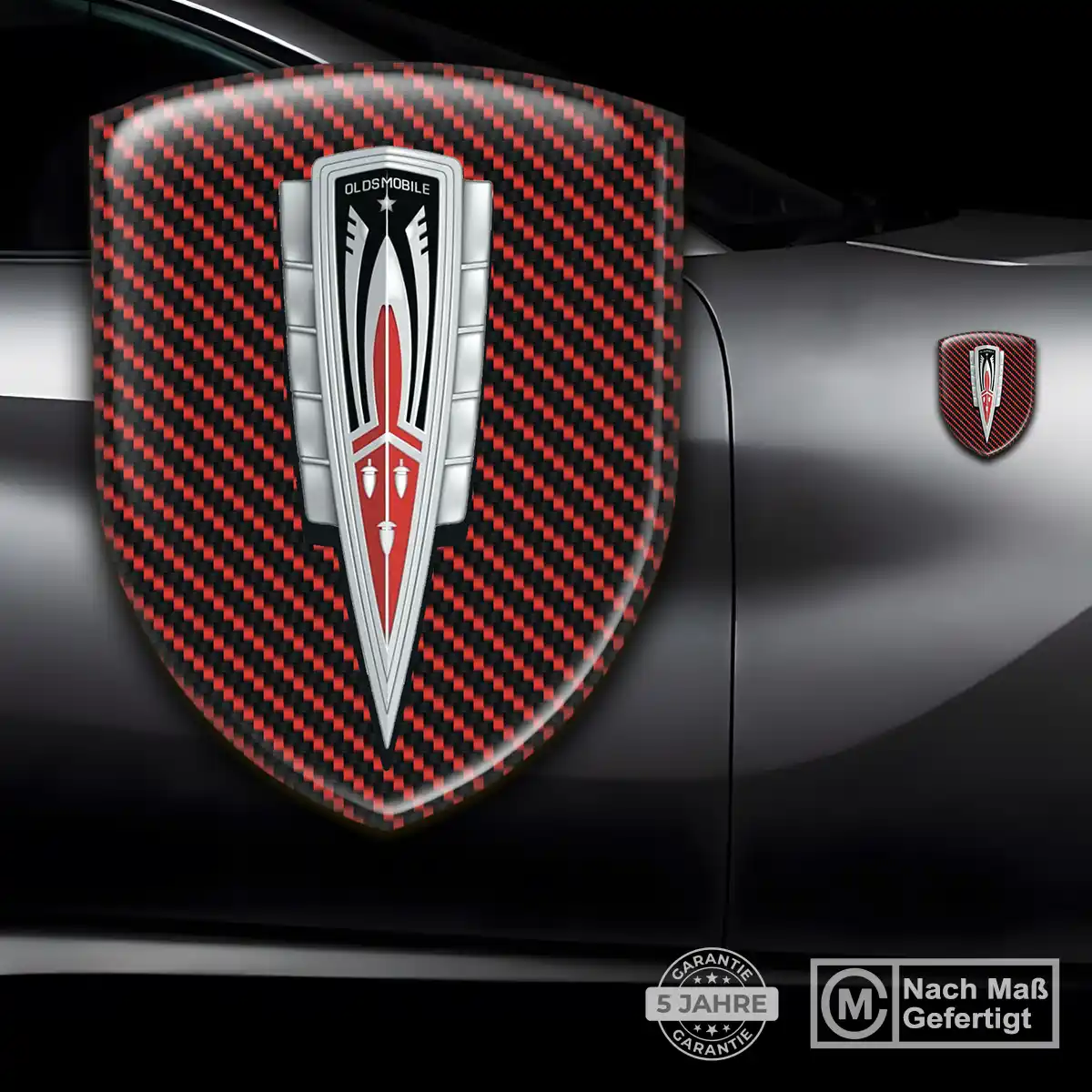 Oldsmobile Aufkleber 3D Gel Wappen Auto Premiumqualität