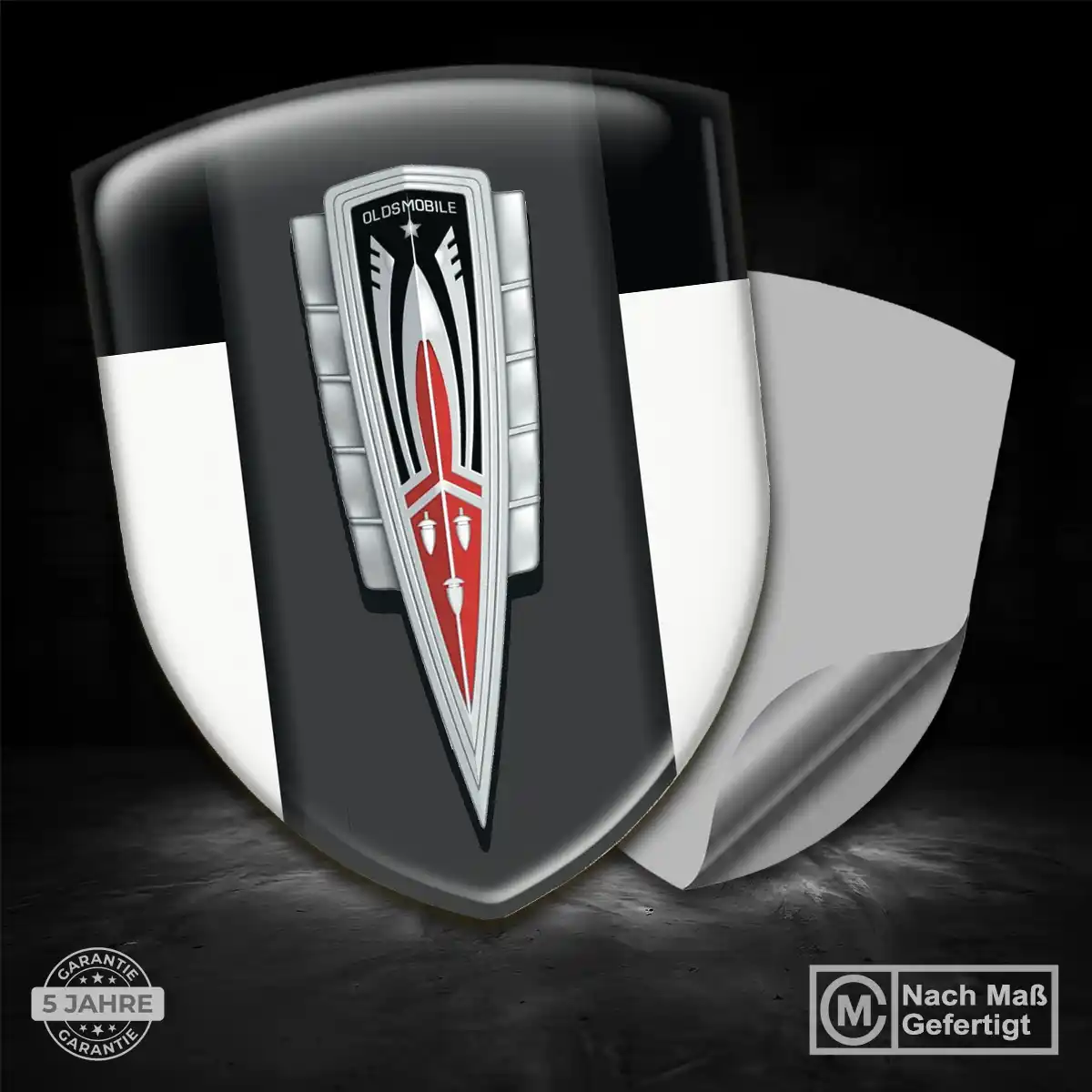 Oldsmobile Aufkleber 3D Gel Wappen Auto Tuningfahrzeug