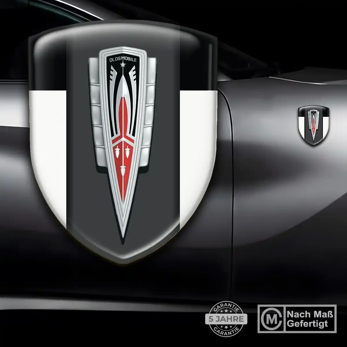 Oldsmobile Aufkleber 3D Gel Wappen Auto Tuningfahrzeug