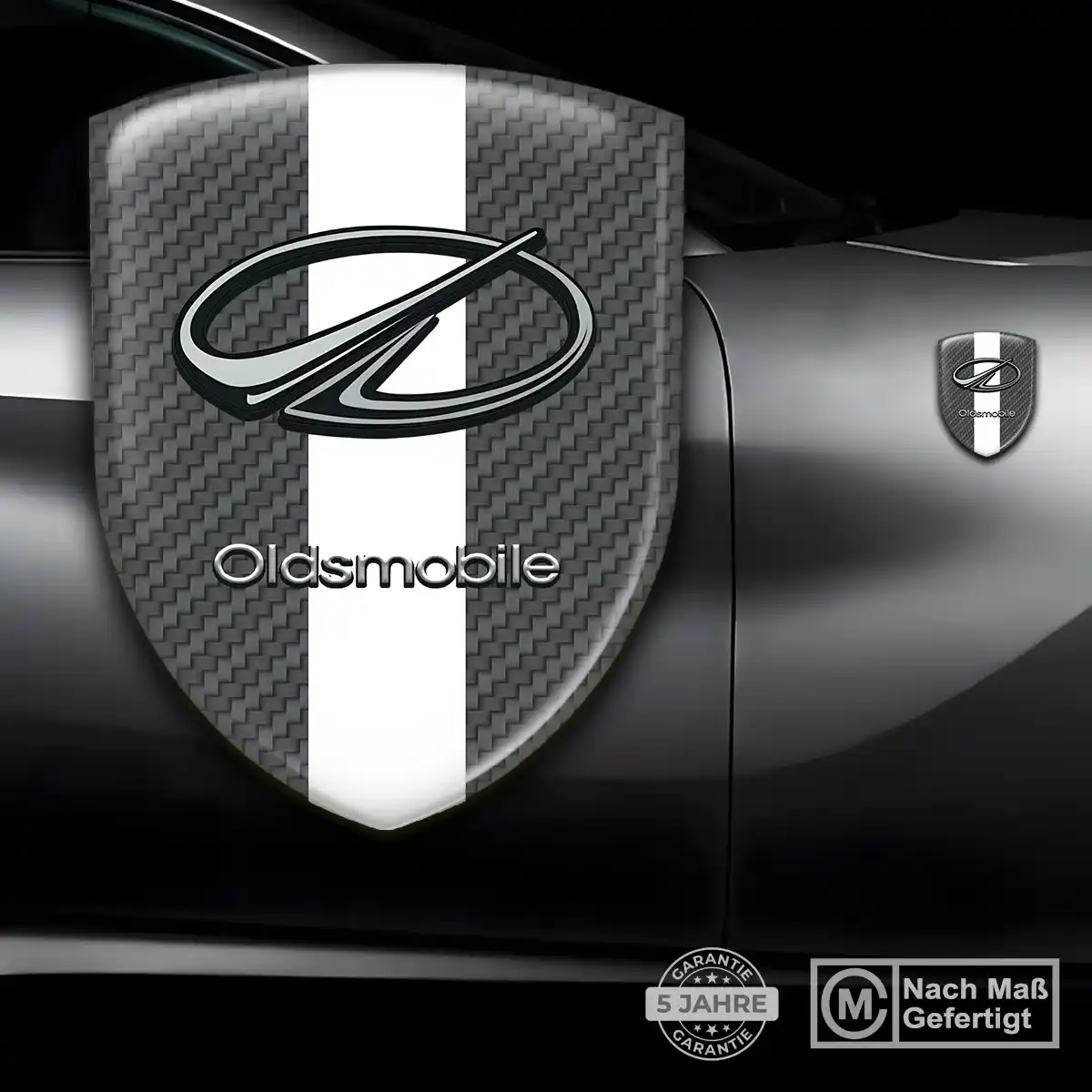 Oldsmobile Aufkleber 3D Gel Wappen Elegantes Design