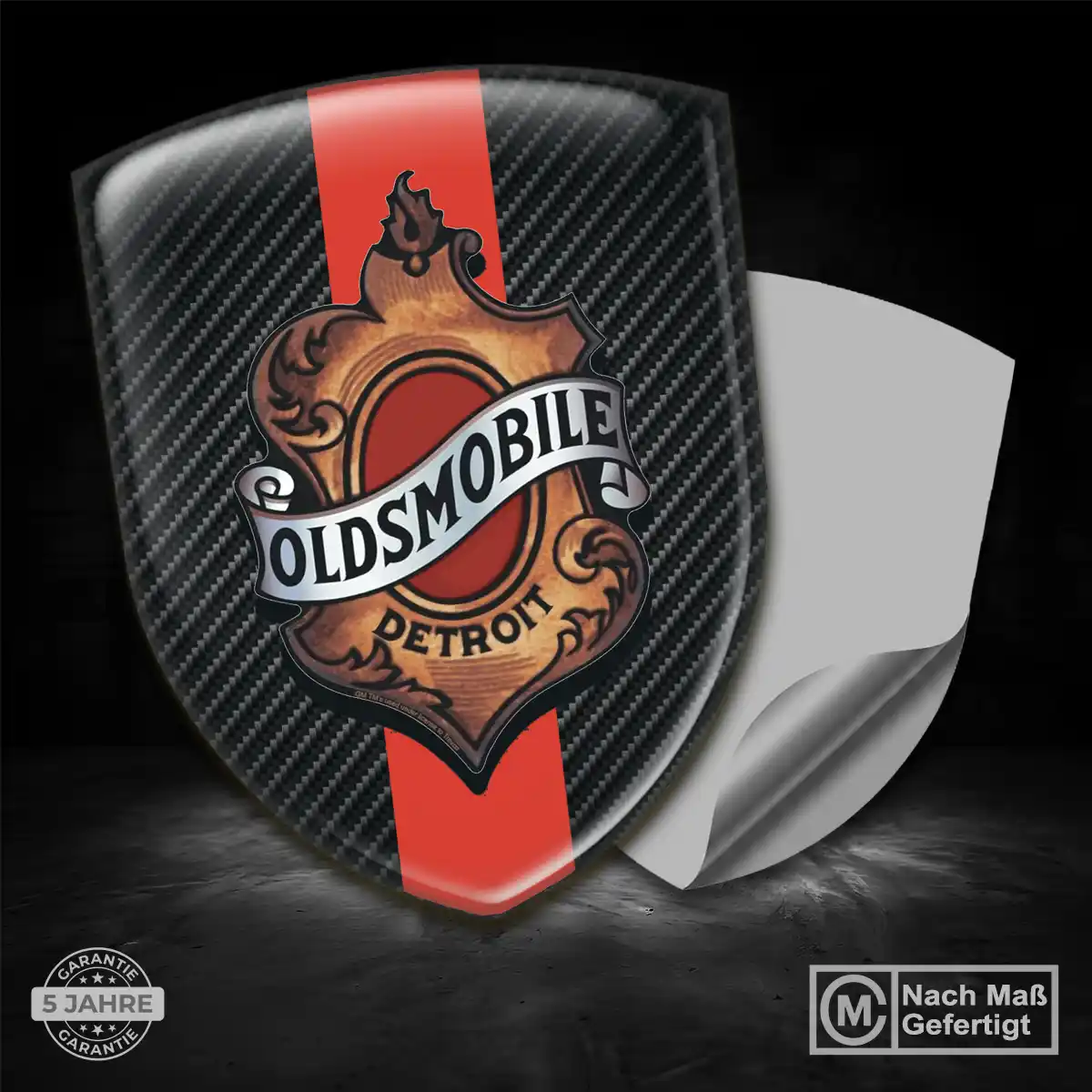 Oldsmobile Aufkleber 3D Gel Wappen Erstklassige Qualität