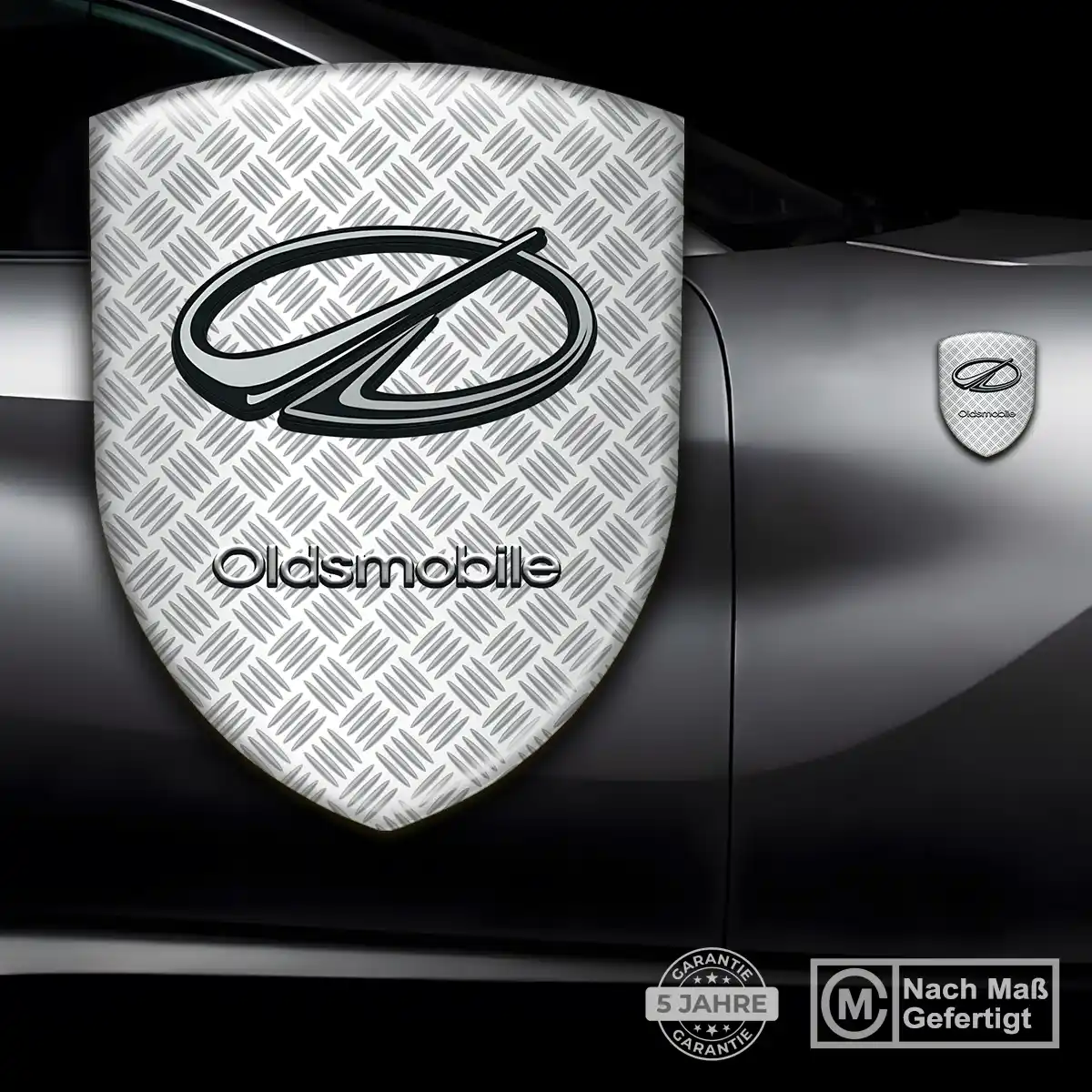 Oldsmobile Aufkleber 3D Gel Wappen Hochwertiges Harz