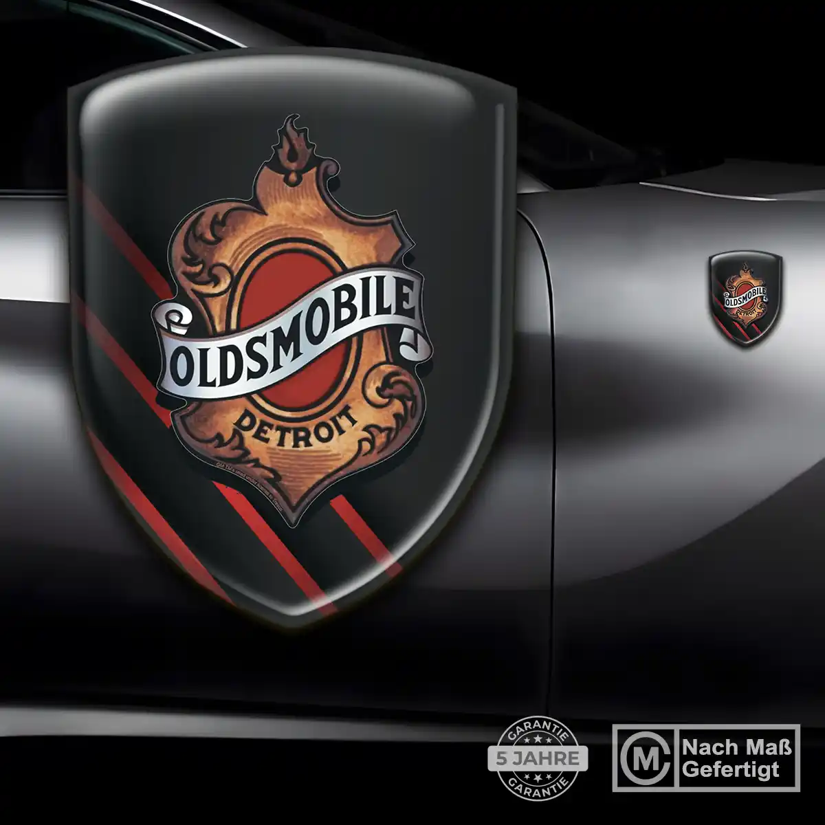 Oldsmobile Aufkleber 3D Gel Wappen Interieurdesign