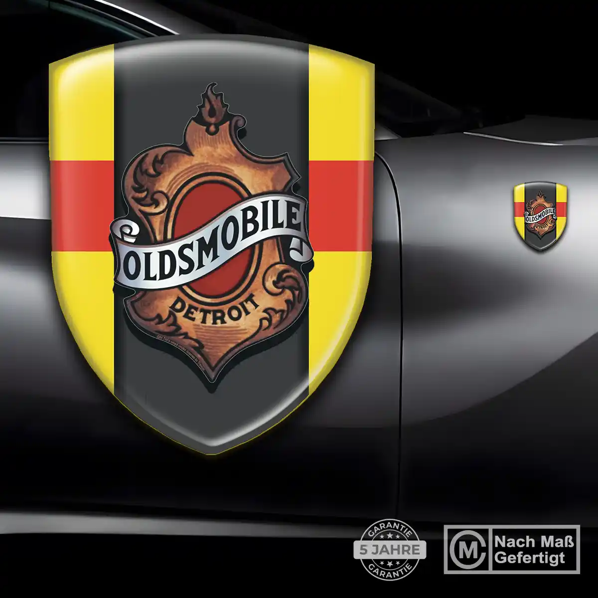Oldsmobile Aufkleber 3D Gel Wappen Luxus-Edition