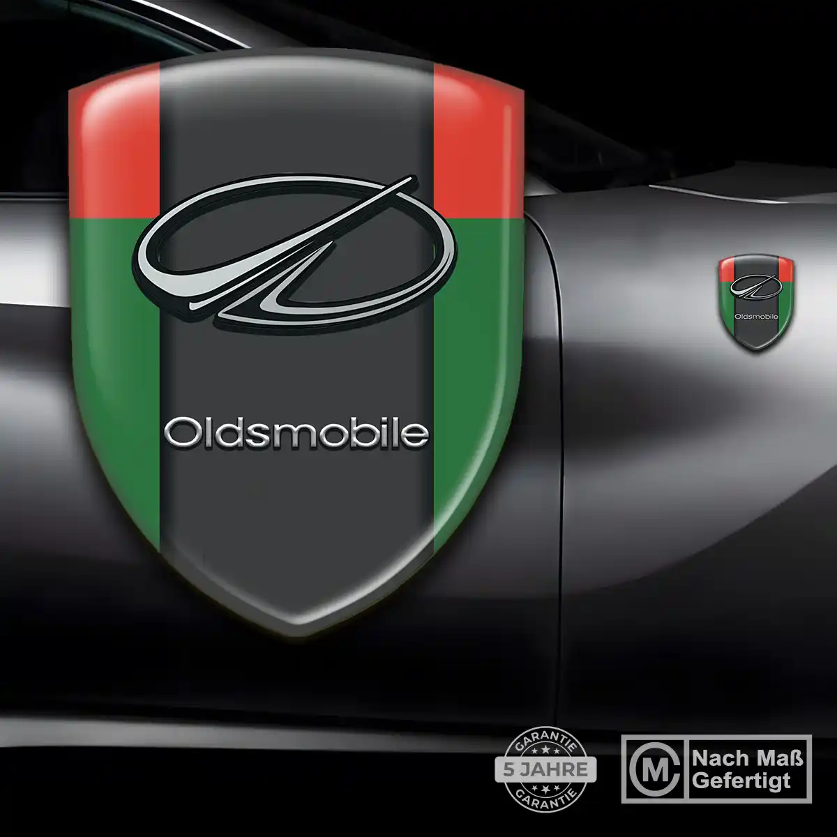 Oldsmobile Aufkleber 3D Gel Wappen Premiumqualität