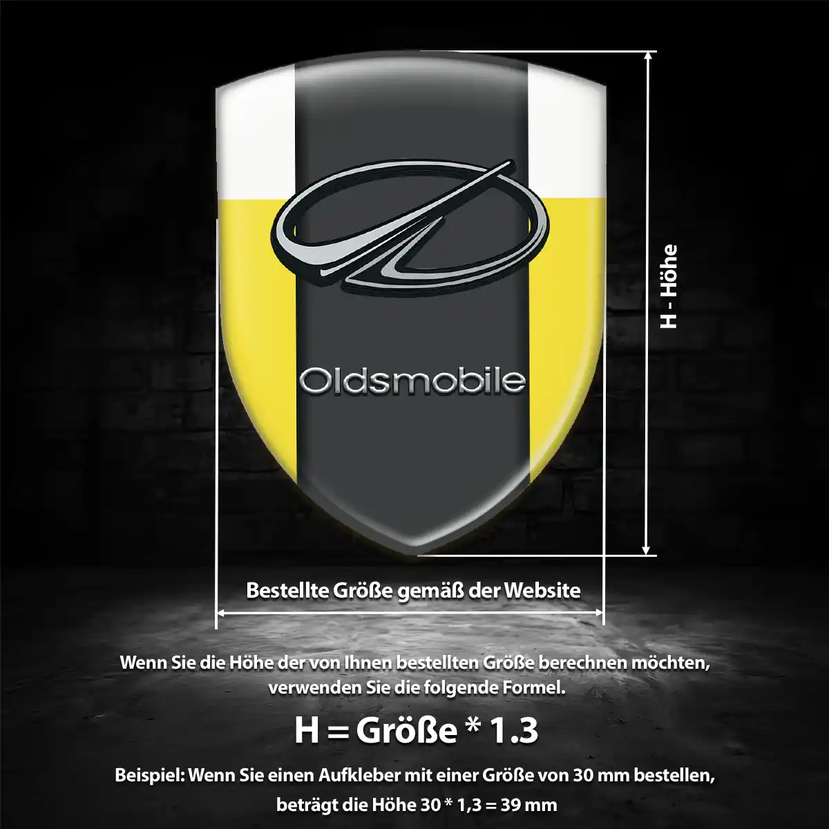 Oldsmobile Aufkleber Auto Luxus-Edition