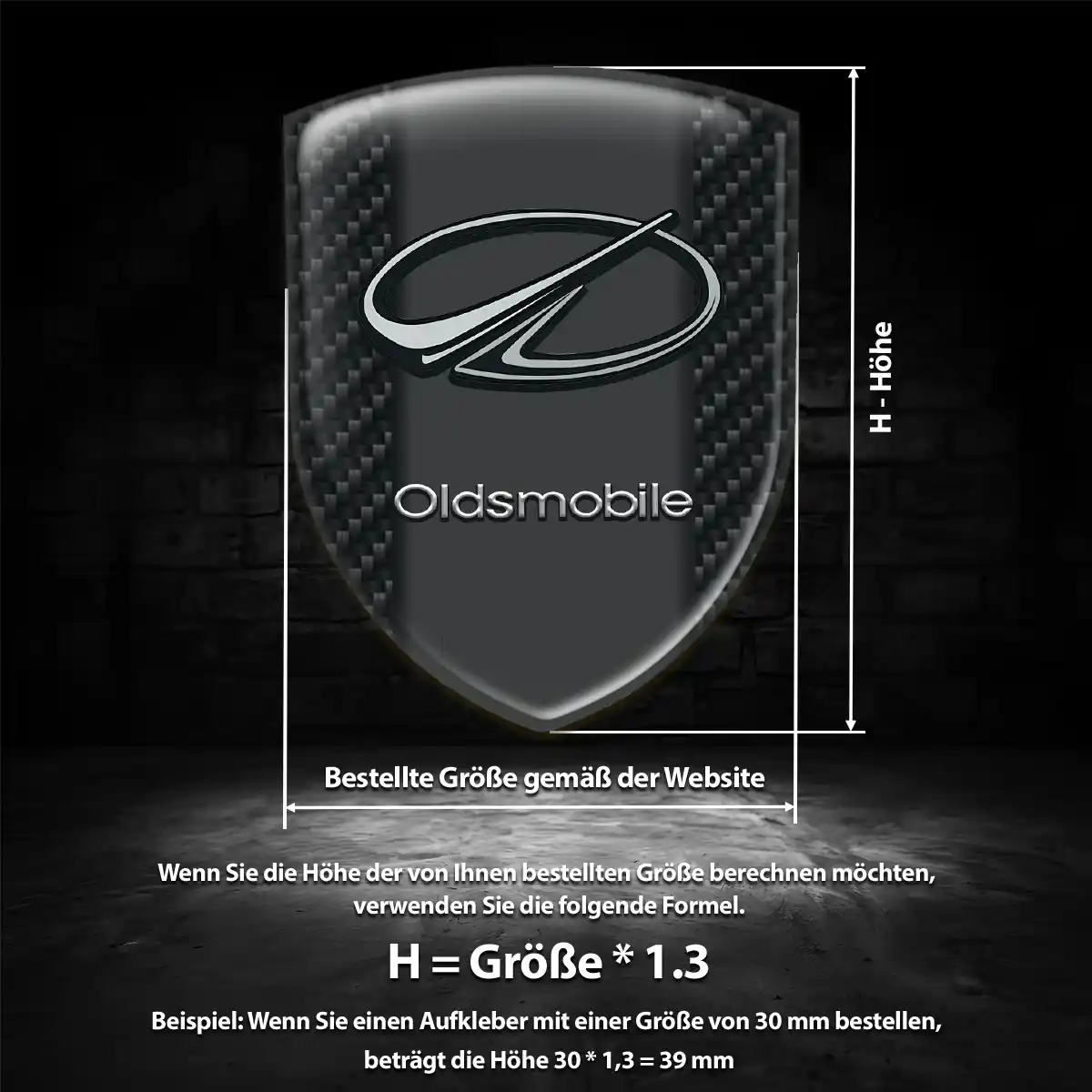 Oldsmobile Aufkleber Emblem Auto Exterieurdesign