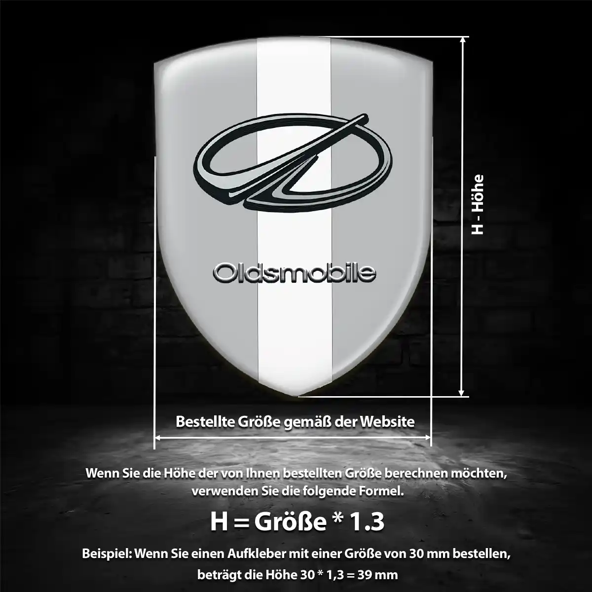 Oldsmobile Aufkleber Emblem Auto Luxus-Edition