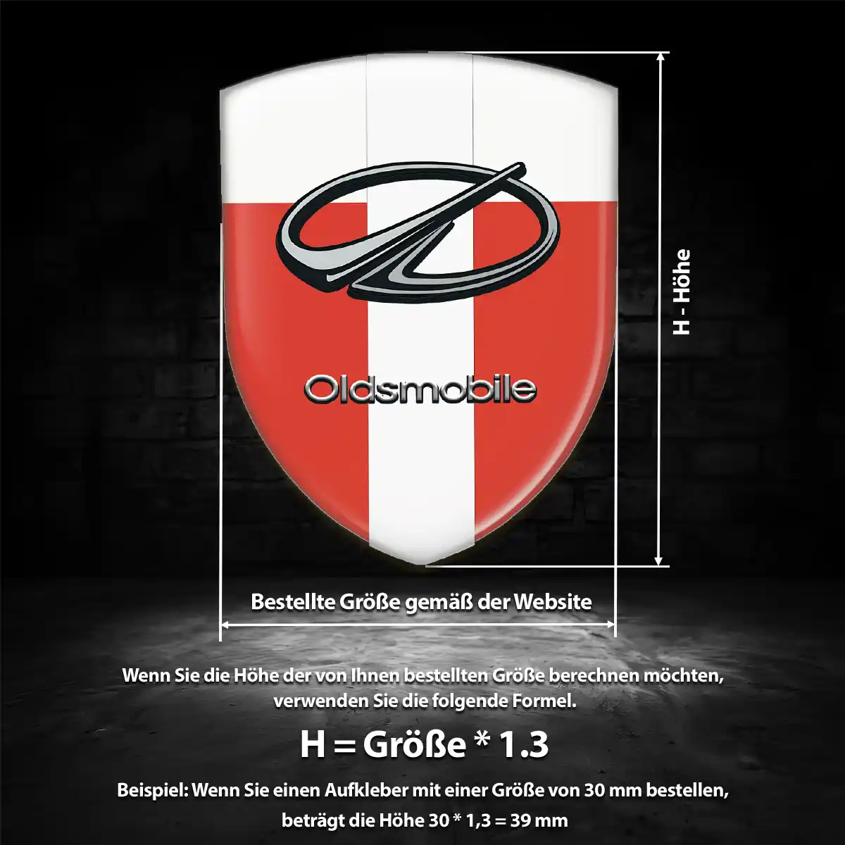 Oldsmobile Aufkleber Emblem Auto Tuningfahrzeug