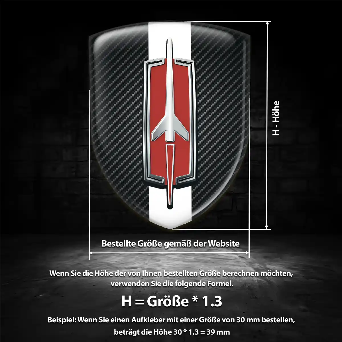 Oldsmobile Aufkleber Emblem Wappen Auto Interieurdesign