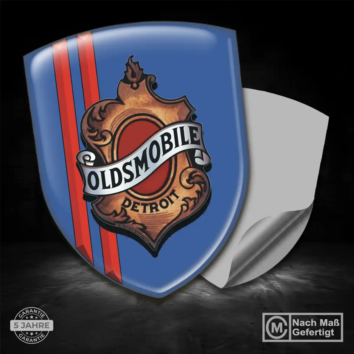Oldsmobile Aufkleber Emblem Wappen Edles Design