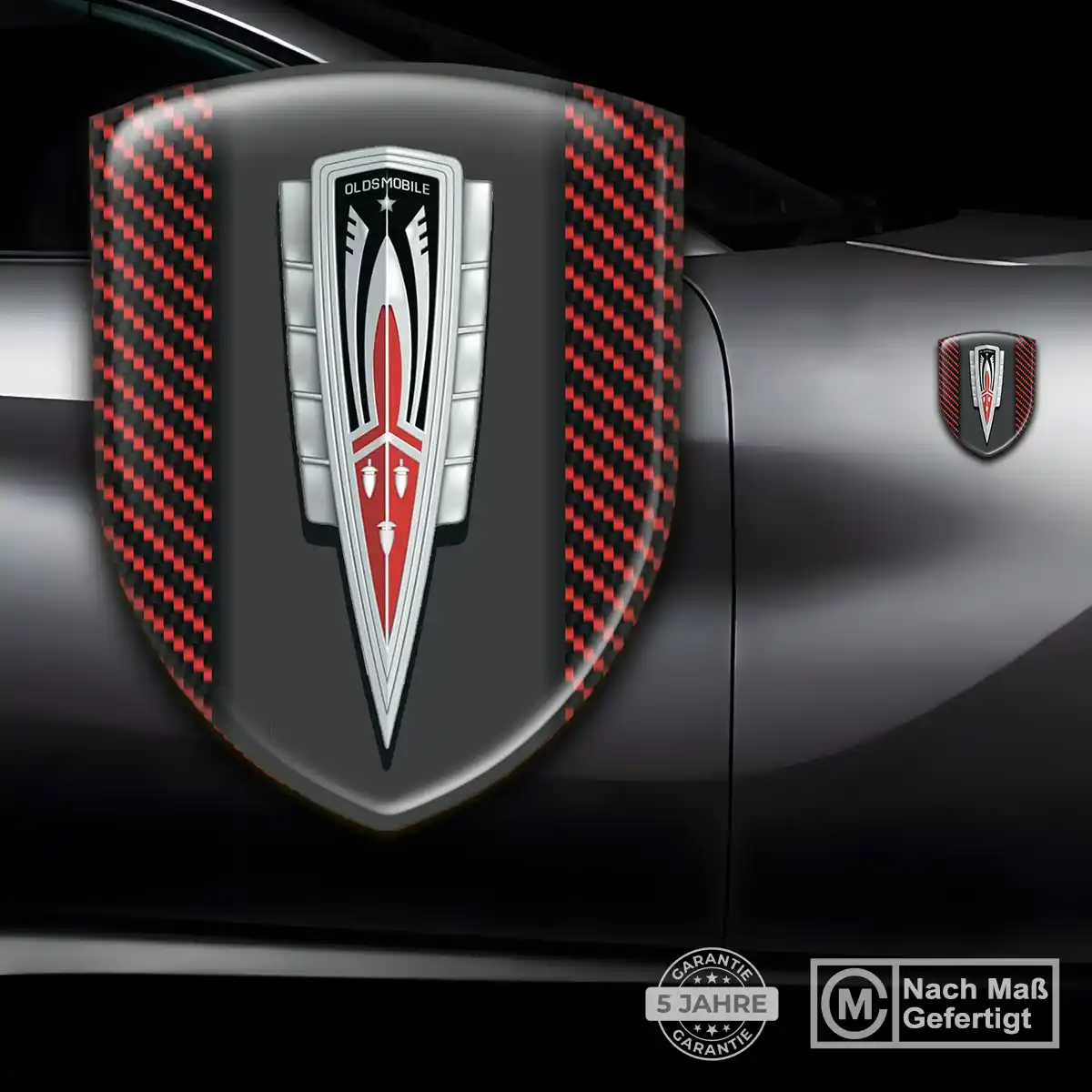 Oldsmobile Aufkleber Emblem Wappen Luxus-Edition