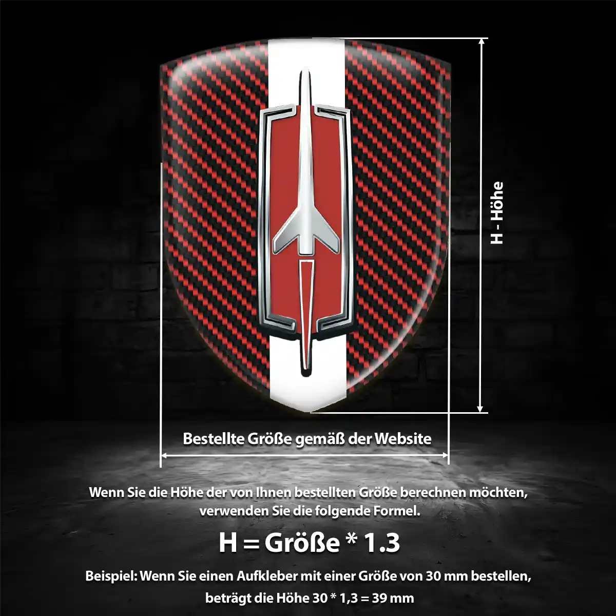 Oldsmobile Aufkleber Emblem Wappen Stilvolles Design