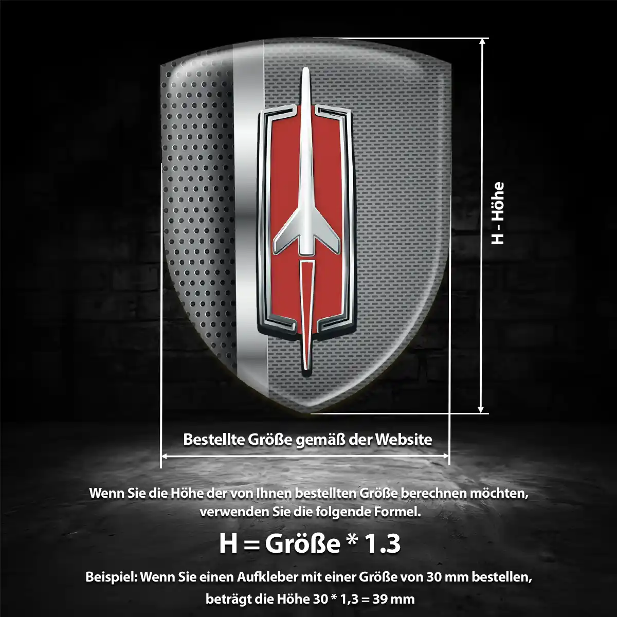 Oldsmobile Aufkleber Embleme Silikon Auto Edles Design