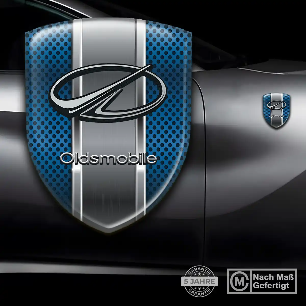 Oldsmobile Aufkleber Embleme Silikon Edles Design