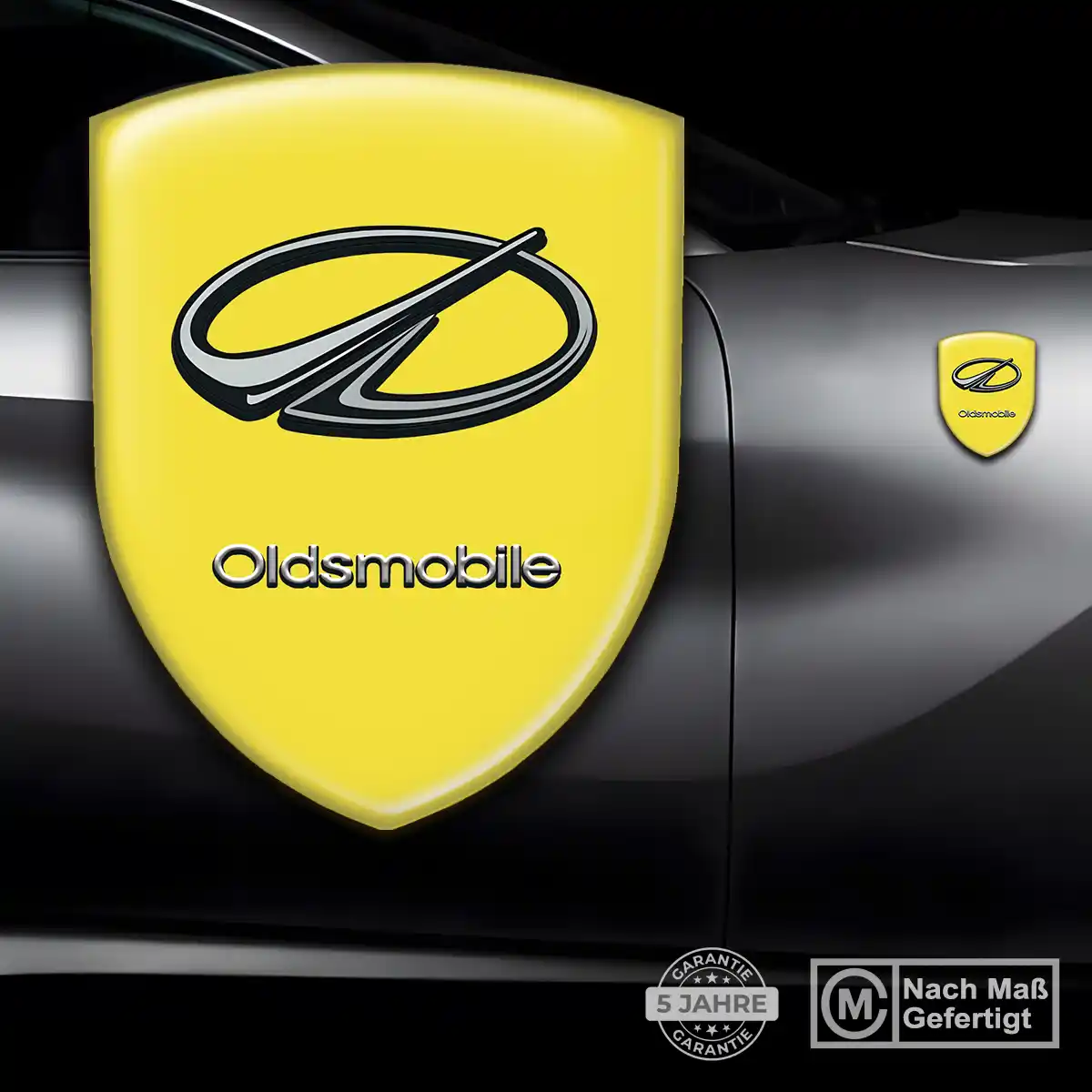 Oldsmobile Aufkleber Embleme Silikon Markenedition